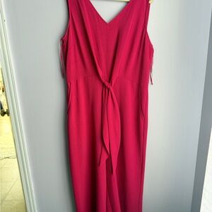 Chic Sleeveless Pink Jumpsuit